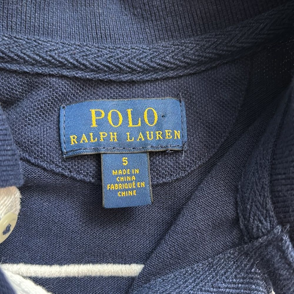 Polo Ralph Lauren Big Pony Cotton Polo Shirt Boy's Sz 5 - Picture 4 of 6